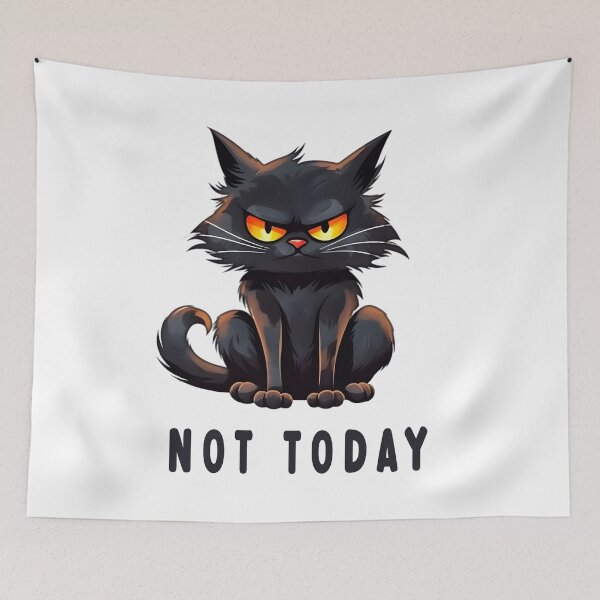 Item preview, Grumpy Dark Cat designed and sold by Blok45.