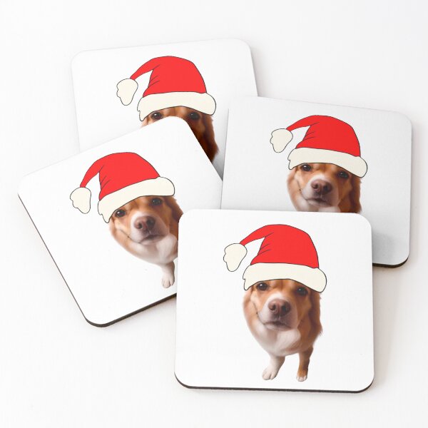 Item preview, Santa Dog designed and sold by Krissys-Art.
