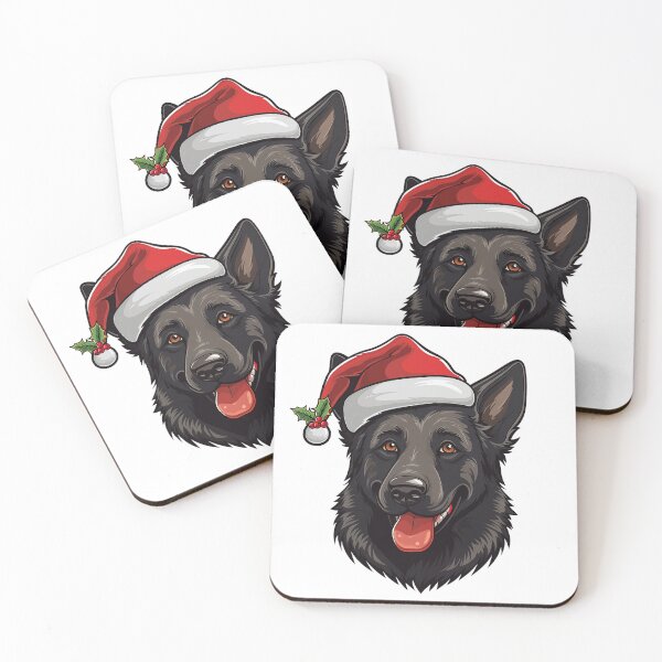 Item preview, Christmas German Shepherd - Black designed and sold by wotsthis.