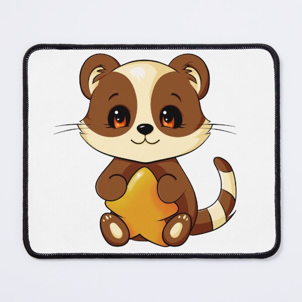 Item preview, Cute Ferret with Star designed and sold by vasetti-press.