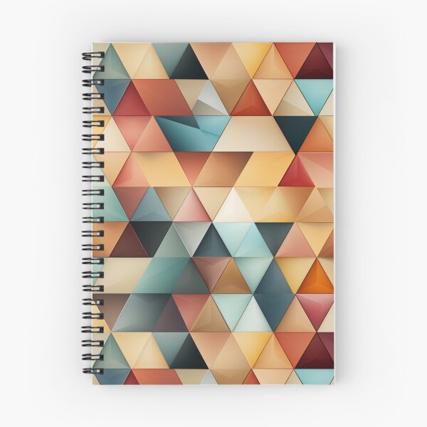 Item preview, Triangular Forms in Harmony, Random, Retro Colours  designed and sold by stRAWprints.