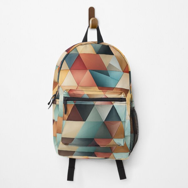 Item preview, Triangular Forms in Harmony, Random, Retro Colours  designed and sold by stRAWprints.
