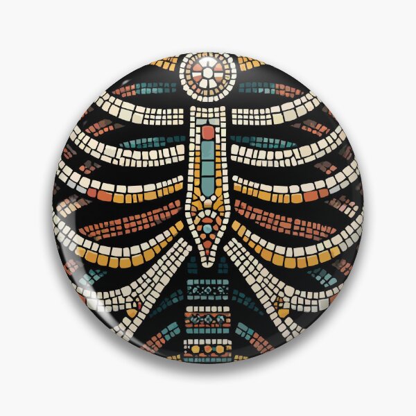 Item preview, Mosaic Skeleton Ribs designed and sold by Promptified.