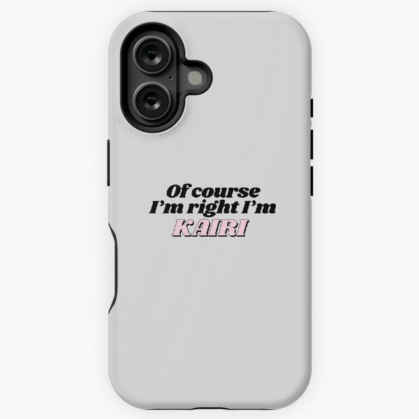 Vista previa del artículo con la obra «Por supuesto que tengo razón Soy Kairi Divertido Personalizado», diseñado y vendido por kindxinn.