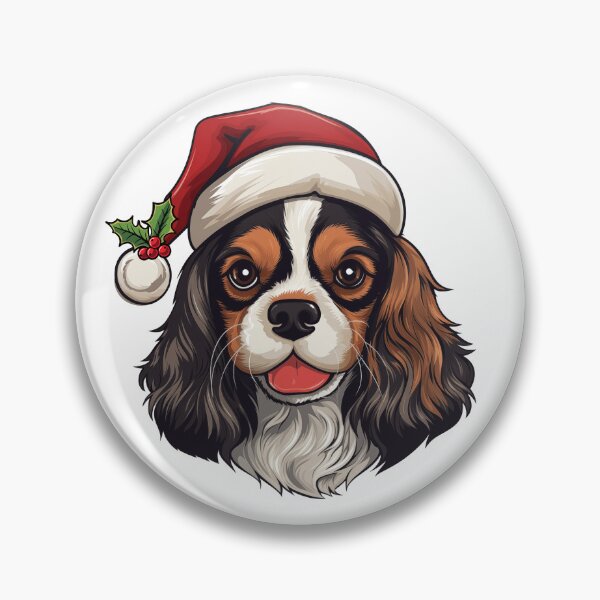Item preview, Christmas Cavalier King Charles Spaniel - Tricolour designed and sold by wotsthis.