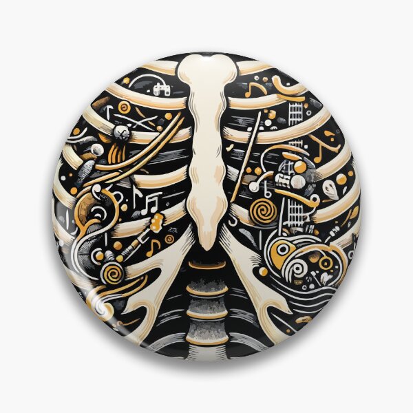 Item preview, Musician Skeleton Ribs designed and sold by Promptified.