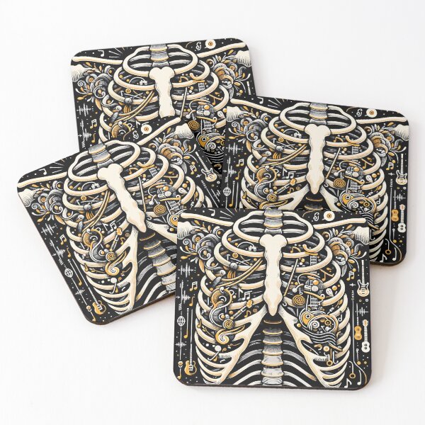 Item preview, Musician Skeleton Ribs designed and sold by Promptified.