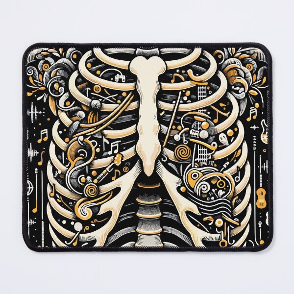 Item preview, Musician Skeleton Ribs designed and sold by Promptified.