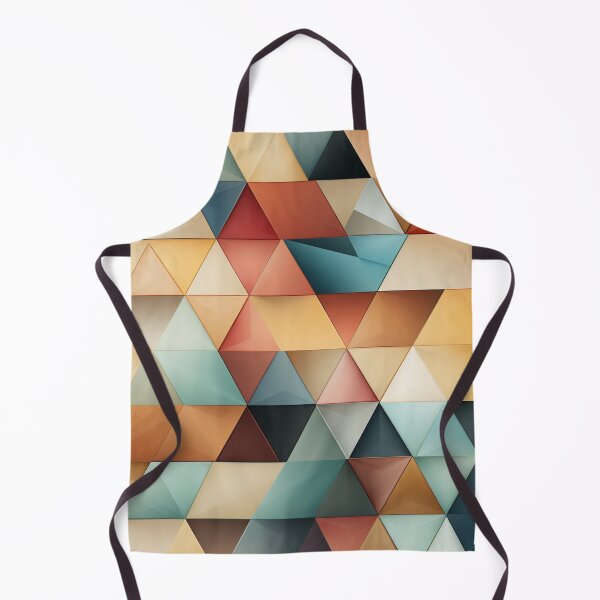 Item preview, Triangular Forms in Harmony, Random, Retro Colours  designed and sold by stRAWprints.