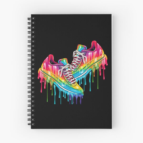 Item preview, Colorful Dripping Sneakers - Cool Street Wear designed and sold by WallGemsArt.