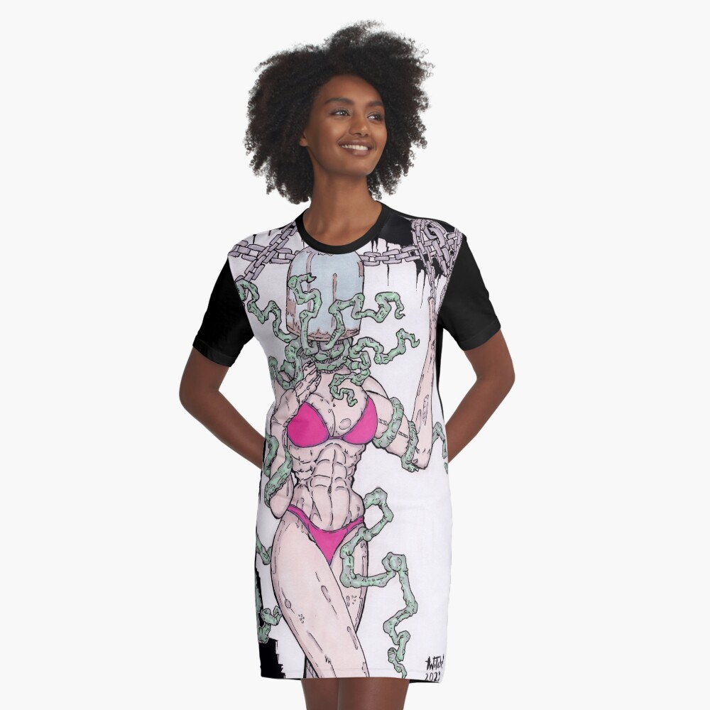 Item preview, Graphic T-Shirt Dress designed and sold by WLTwitch.