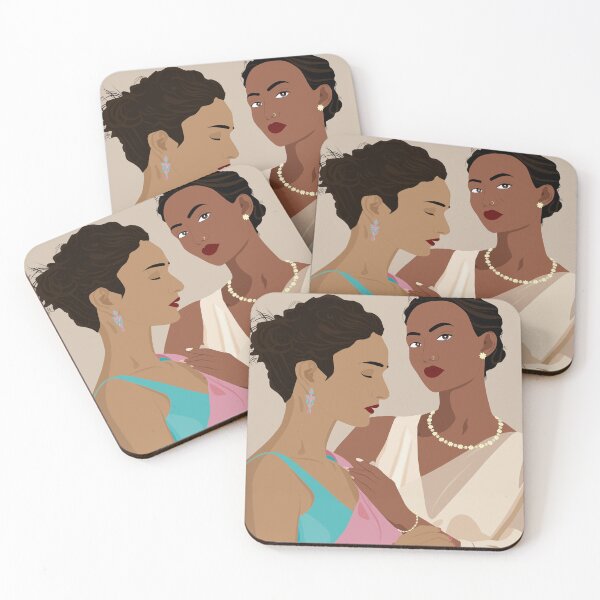 Item preview, Indian Sisters Art, Sister duo designed and sold by ThePurplePrints.