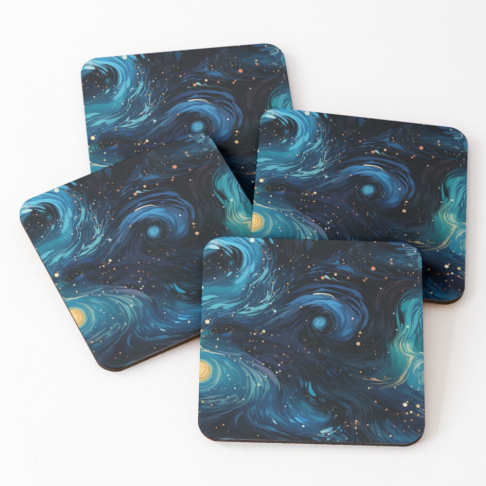 Item preview, Coasters (Set of 4) designed and sold by IntristedAI.