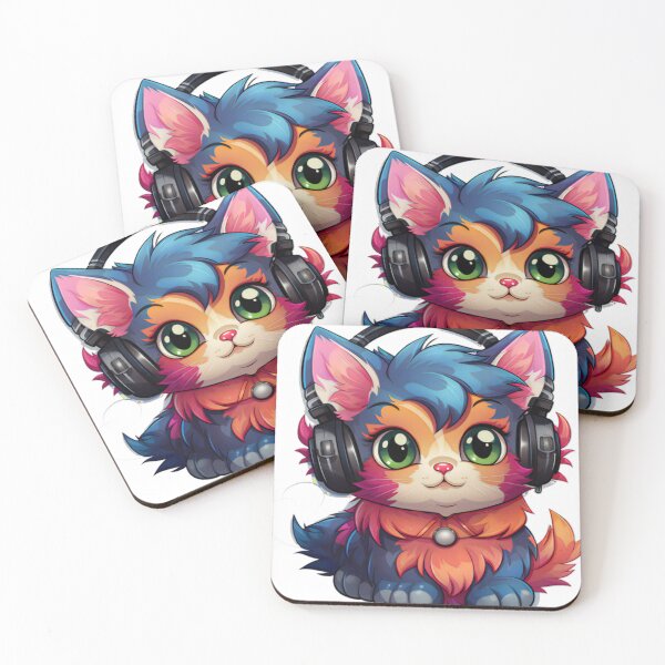 Item preview, cartoon cat designed and sold by ghostoffice.