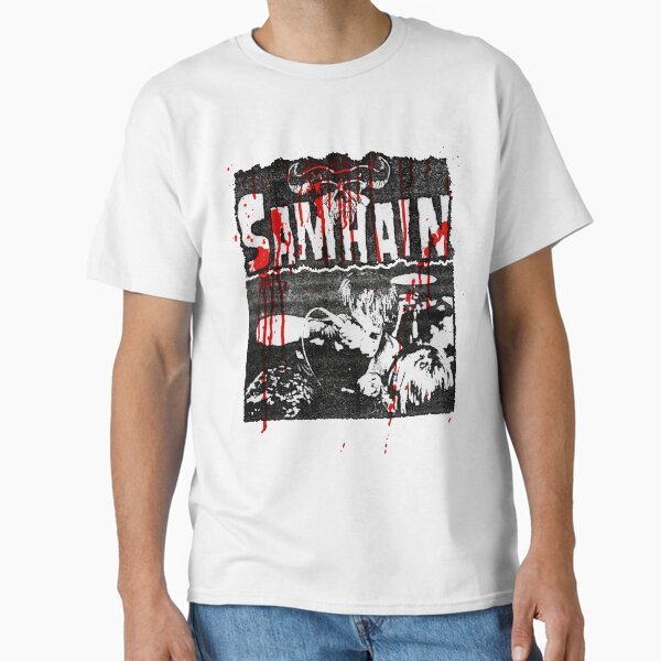 Item preview, SAMHAIN - bloodstained vintage live photo and logo designed and sold by PMartwork.