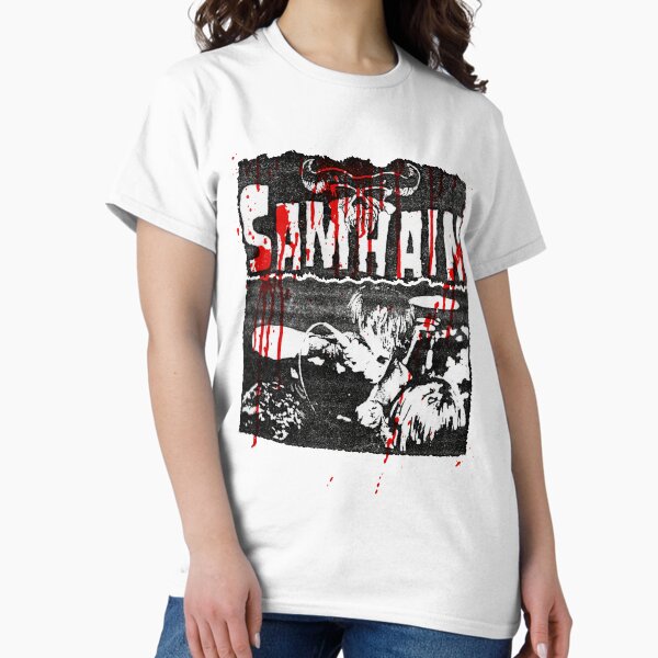 Item preview, SAMHAIN - bloodstained vintage live photo and logo designed and sold by PMartwork.