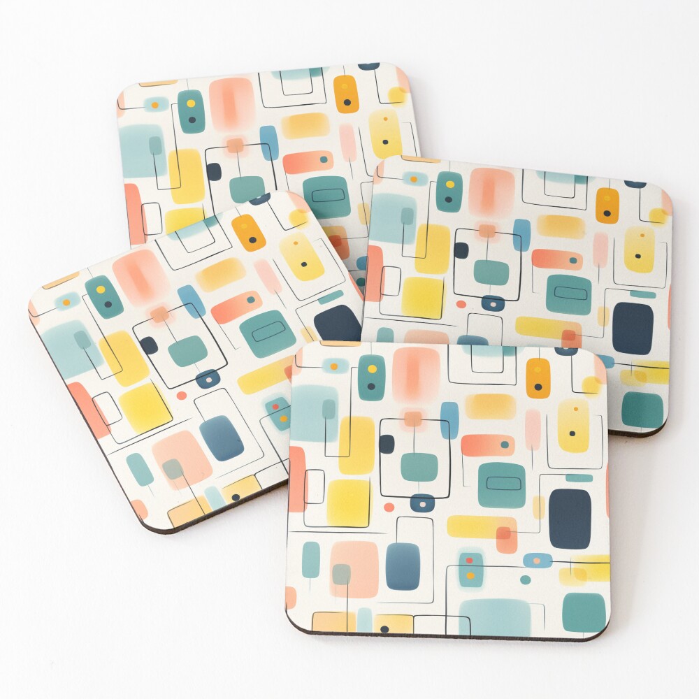 Item preview, Coasters (Set of 4) designed and sold by IntristedAI.