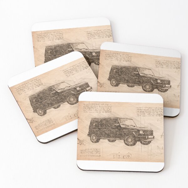 Item preview, Da Vinci Sketch Art MercedesG-Wagon - Vintage designed and sold by Rayyanz.