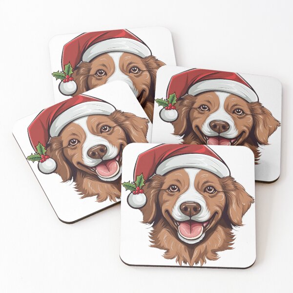 Item preview, Christmas Toller Retriever designed and sold by wotsthis.
