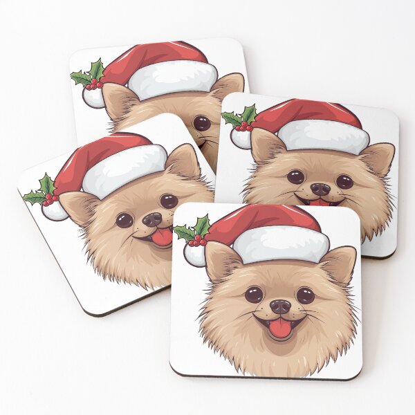 Item preview, Christmas Pomeranian - Cream, Tan designed and sold by wotsthis.