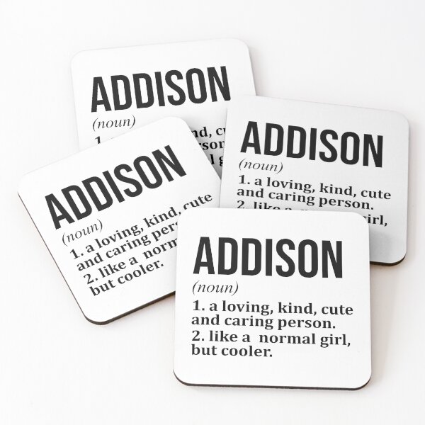 Item preview, Addison Name Definition designed and sold by XCIV.