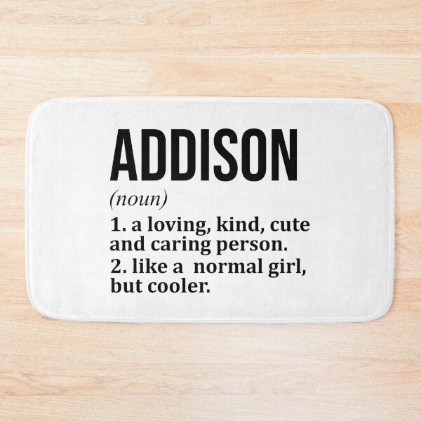 Item preview, Addison Name Definition designed and sold by XCIV.
