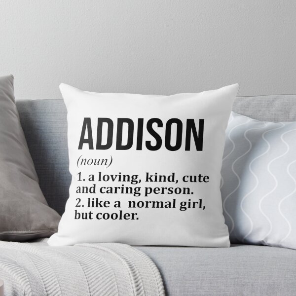 Item preview, Addison Name Definition designed and sold by XCIV.