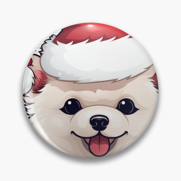 Item preview, Christmas Pomeranian - White designed and sold by wotsthis.