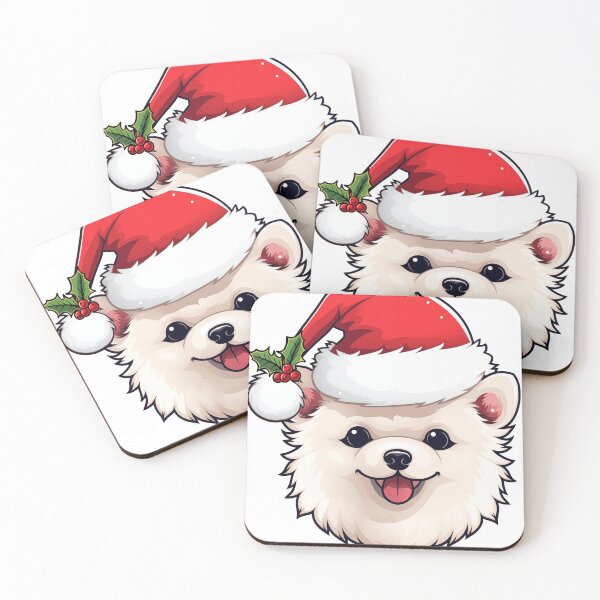 Item preview, Christmas Pomeranian - White designed and sold by wotsthis.