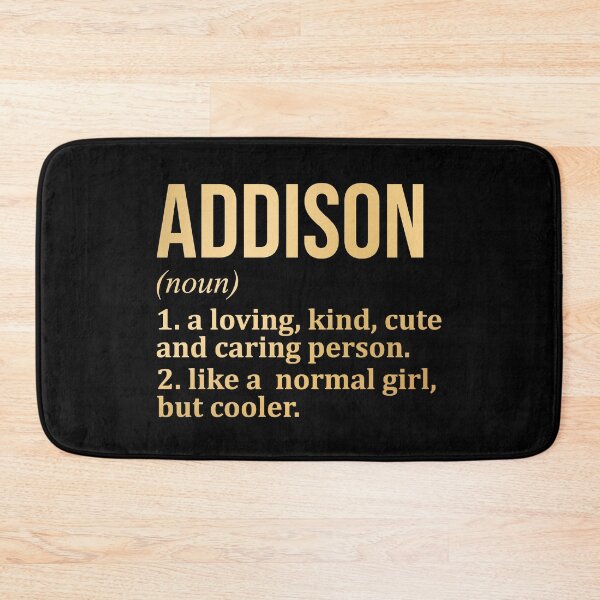 Item preview, Addison Name Definition in Gold designed and sold by XCIV.