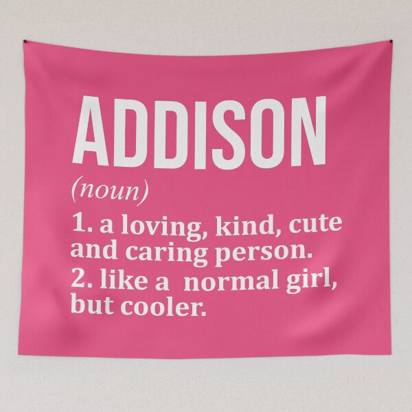 Item preview, Addison Name Definition for Women designed and sold by XCIV.