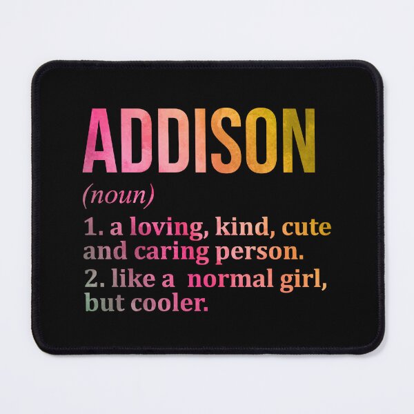 Item preview, Addison Name Definition in Watercolor designed and sold by XCIV.