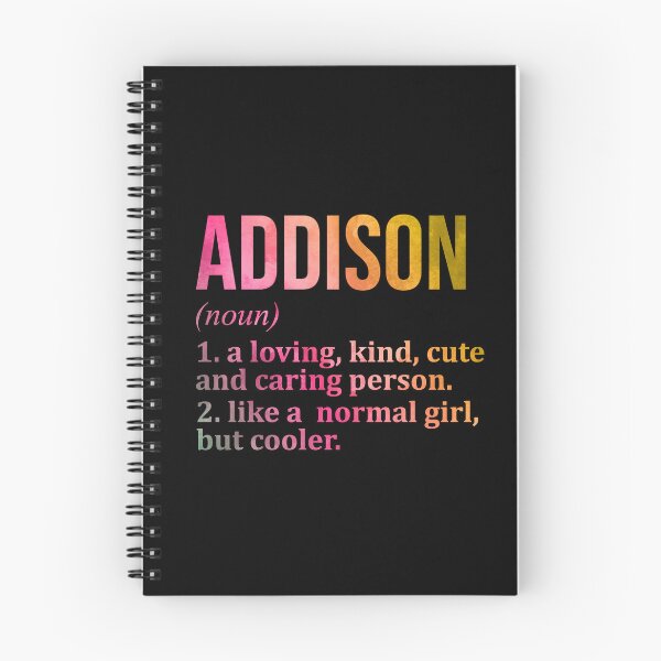 Item preview, Addison Name Definition in Watercolor designed and sold by XCIV.