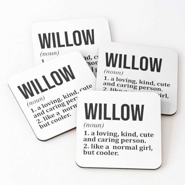Item preview, Willow Name Definition designed and sold by XCIV.