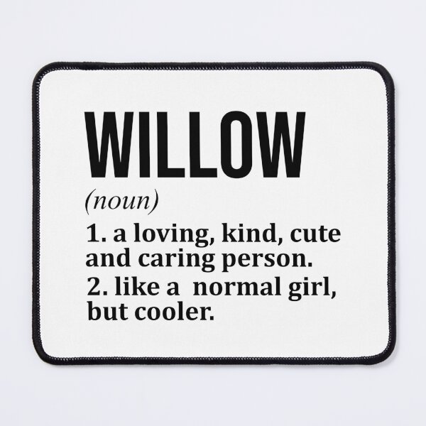 Item preview, Willow Name Definition designed and sold by XCIV.