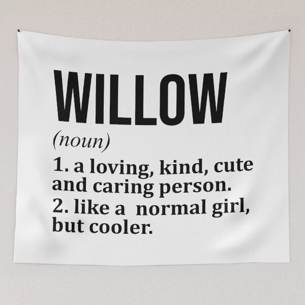 Item preview, Willow Name Definition designed and sold by XCIV.