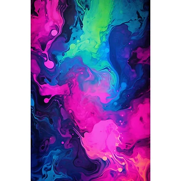 Artwork thumbnail, Neon Color Pattern by Myra365Art