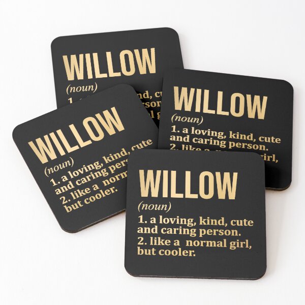 Item preview, Willow Name Definition in Gold designed and sold by XCIV.