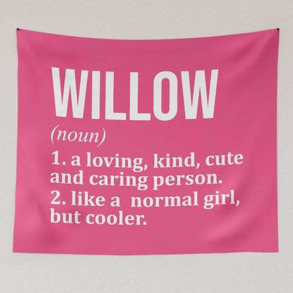 Item preview, Willow Name Definition for Women designed and sold by XCIV.