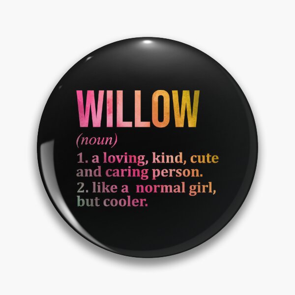 Item preview, Willow Name Definition in Watercolor designed and sold by XCIV.