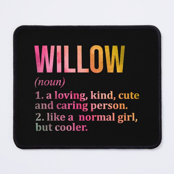 Item preview, Willow Name Definition in Watercolor designed and sold by XCIV.