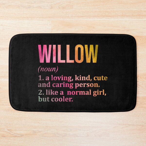 Item preview, Willow Name Definition in Watercolor designed and sold by XCIV.