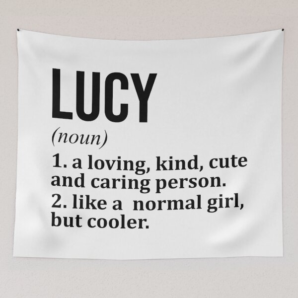 Item preview, Definición de nombre de Lucy designed and sold by XCIV.