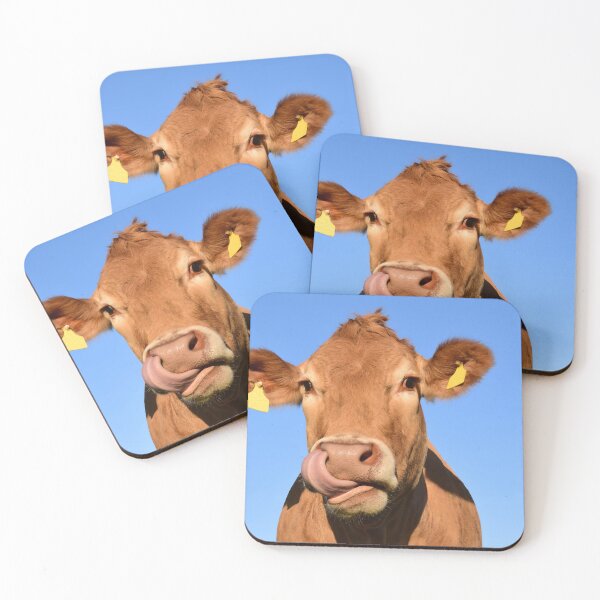 Item preview, Brown cow designed and sold by animal-animal.