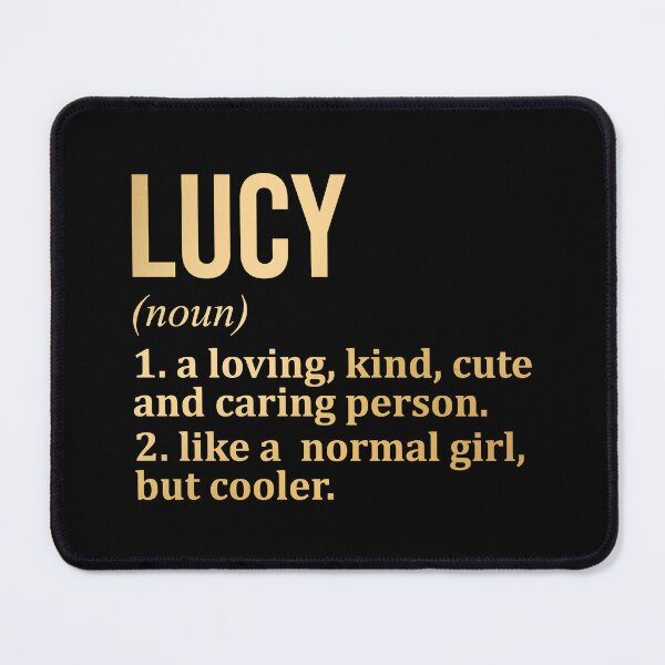 Item preview, Lucy Name Definition in Gold designed and sold by XCIV.