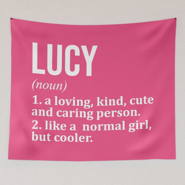 Item preview, Definición del nombre Lucy para mujeres designed and sold by XCIV.