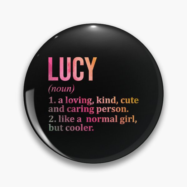 Artikelvorschau, Lucy-Namensdefinition in Aquarell entworfen und verkauft von XCIV.