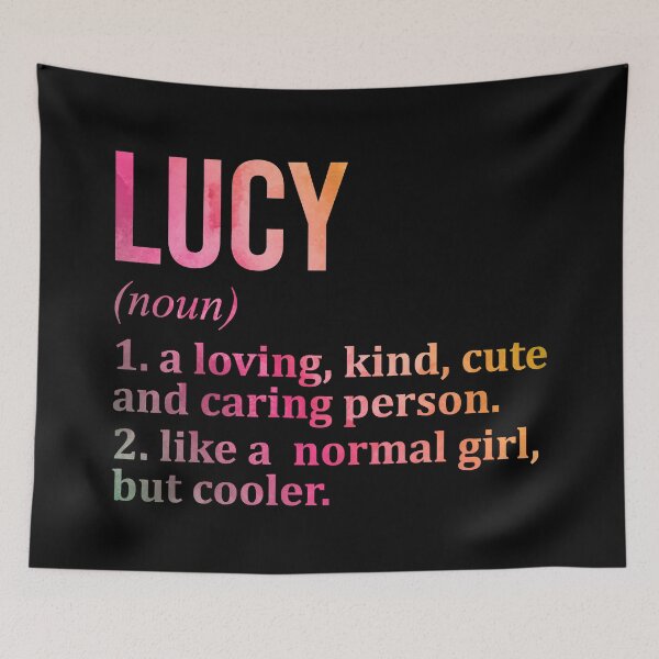 Item preview, Definición del nombre Lucy en acuarela designed and sold by XCIV.