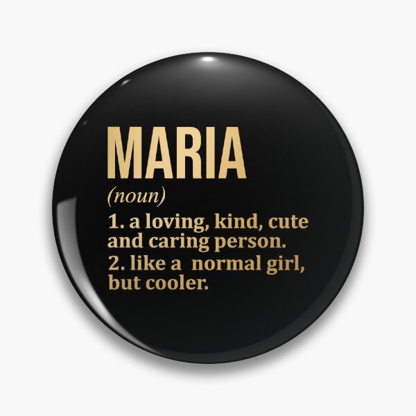 Item preview, Maria Name Definition in Gold designed and sold by XCIV.