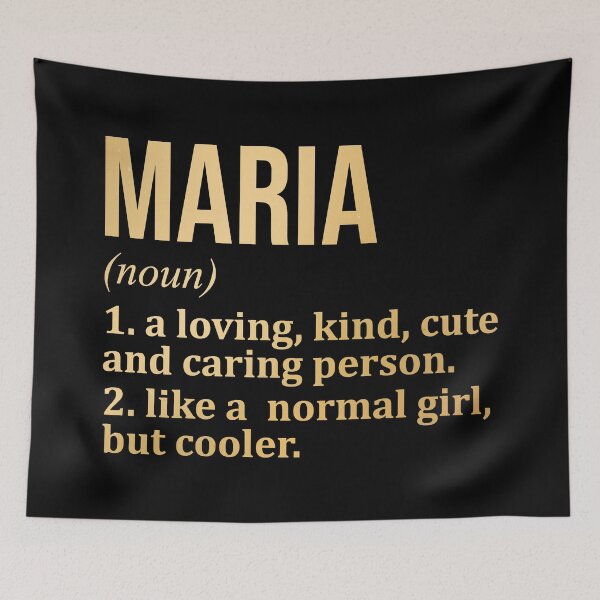 Item preview, Maria Name Definition in Gold designed and sold by XCIV.